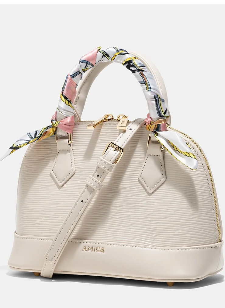 أميكا AMICA Carla Dome Shaped Mini Bag - Beige