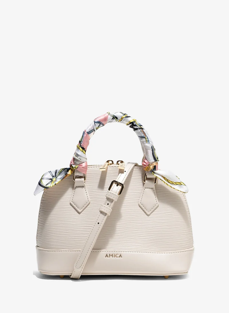 Amica AMICA Carla Dome Shaped Mini Bag - Beige