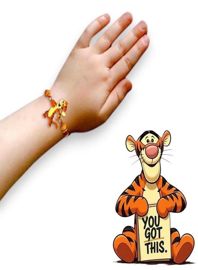 Elleva Rakhi for Brother Kids Cartoon Rakhis for Rakshabandhan Combo | Designer Rakhi for Raksha Bandhan Bhaiya Kids Childrens Rakhi Bracelet Set of 2 (Pack of 1) - Image 5