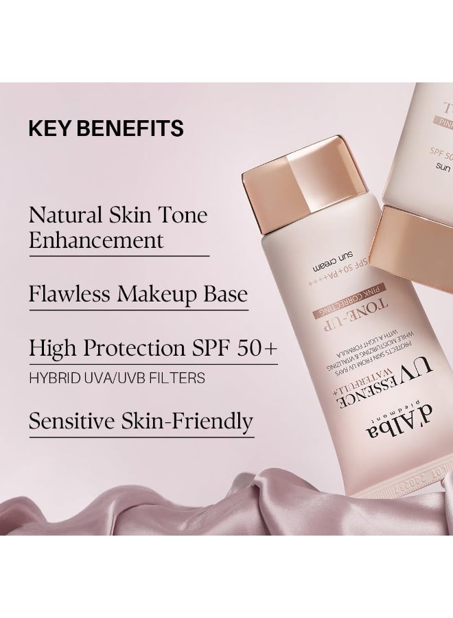 d'alba Piedmont Truffle Waterfull Tone-Up Sunscreen, Vegan Skincare, Tinted Moisturizer With Spf 50+ Pa++++, Glowy Sunscreen - 50ml - Image 3