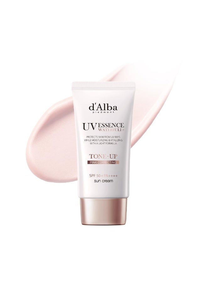 d'alba Piedmont Truffle Waterfull Tone-Up Sunscreen, Vegan Skincare, Tinted Moisturizer With Spf 50+ Pa++++, Glowy Sunscreen - 50ml - Image 1