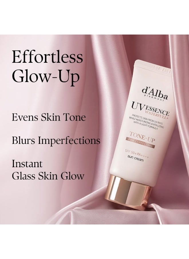 d'alba Piedmont Truffle Waterfull Tone-Up Sunscreen, Vegan Skincare, Tinted Moisturizer With Spf 50+ Pa++++, Glowy Sunscreen - 50ml - Image 4