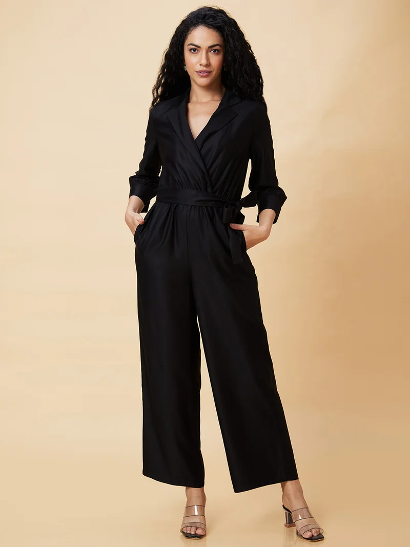 globus Women Tie Up Party Jumpsuit