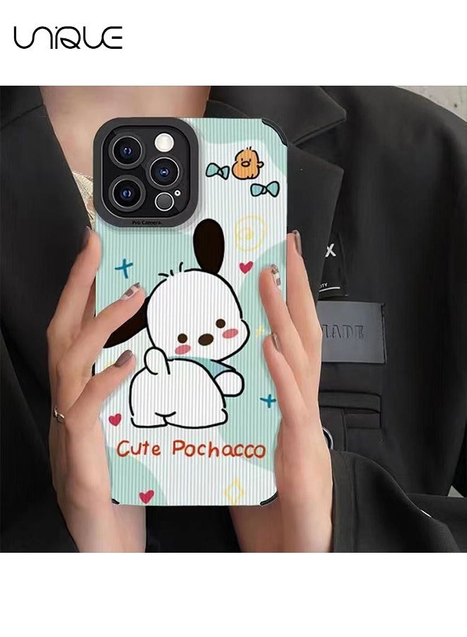 يونيك متوافق مع حافظات ايفون 15 برو ماكس وحافظات بوتشاكو وحافظات الشخصيات الكرتونية - حافظات هاتف أنيقة ولطيفة - حماية من السقوط TPU - Image 4