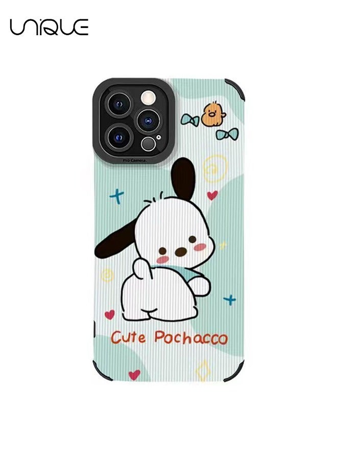 يونيك متوافق مع حافظات ايفون 15 برو ماكس وحافظات بوتشاكو وحافظات الشخصيات الكرتونية - حافظات هاتف أنيقة ولطيفة - حماية من السقوط TPU - Image 1