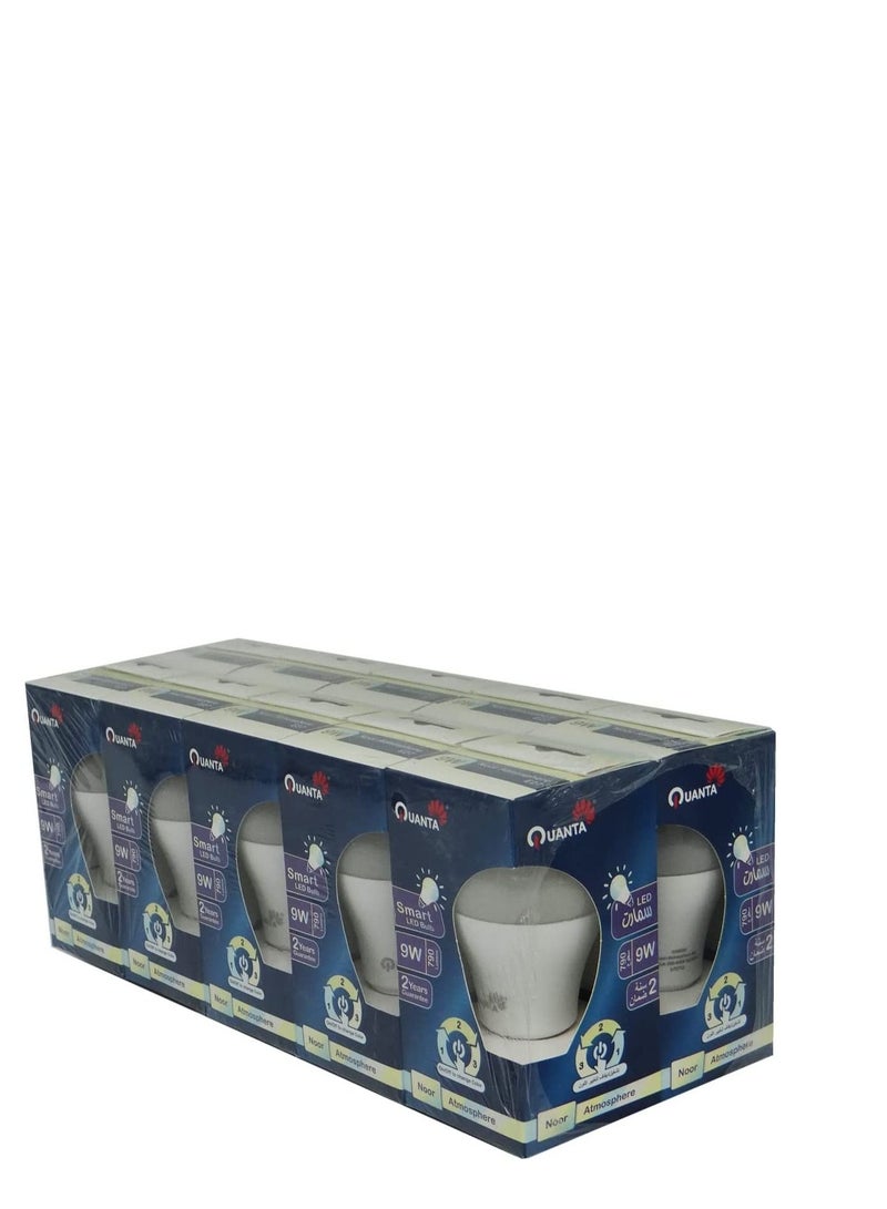 Quanta Noor Atmosphere 9W E27 A60 Smart LED Bulb Multicolour - Image 2