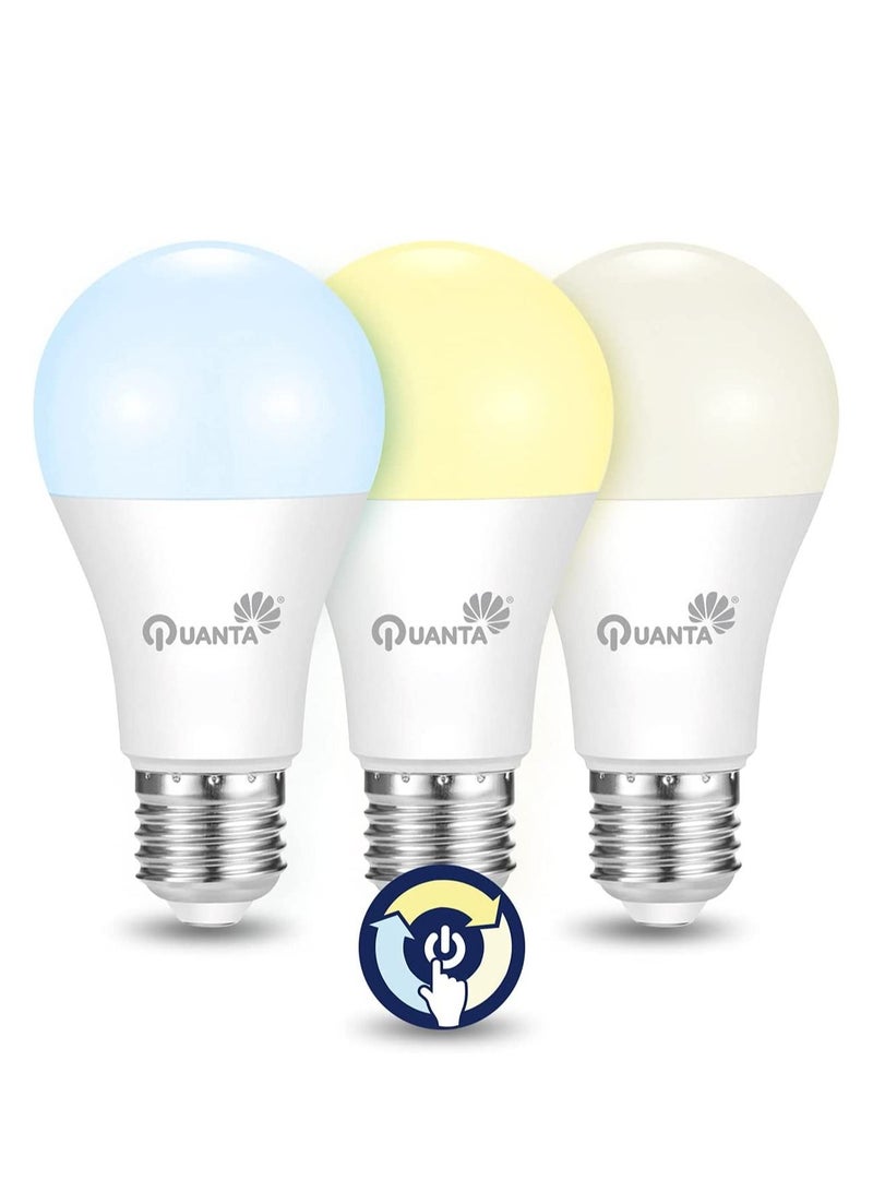 Quanta Noor Atmosphere 9W E27 A60 Smart LED Bulb Multicolour - Image 1