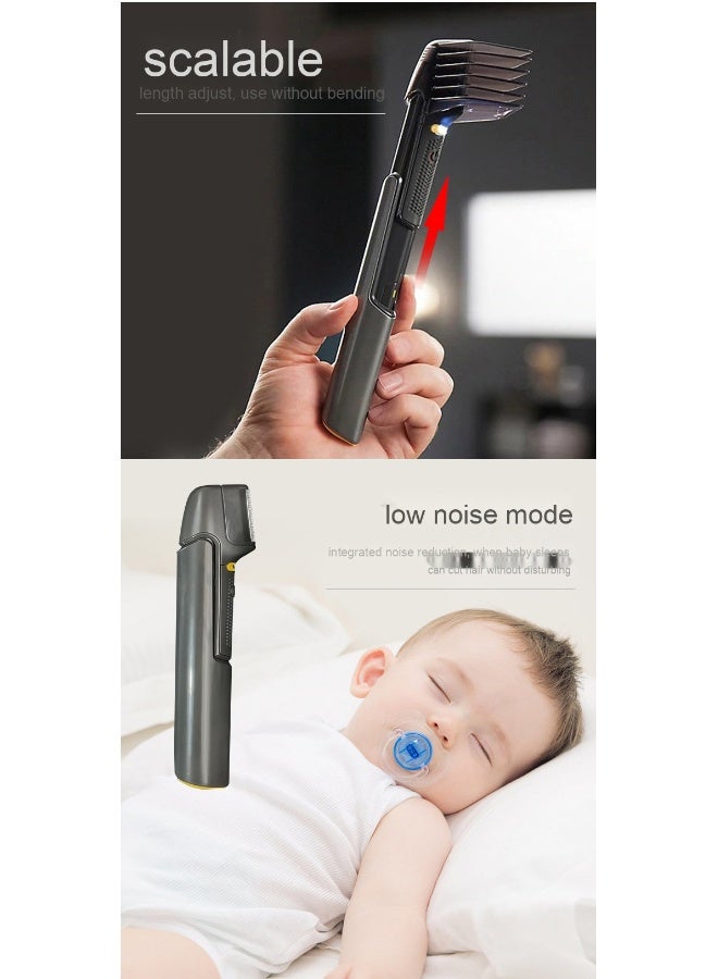 5-in-1 Rechargeable Electric Hair Clipper for Men, Multifunctional Trimmer & Shaver with Telescopic Design - Image 2