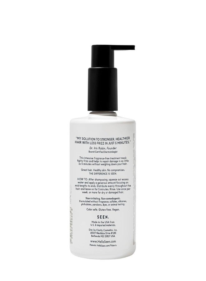 SEEN Frizz + Repair Treatment Mask - Fragrance Free - Fights Frizz, Repairs Damage for Stronger, Smoother, Healthier-Looking Hair - Safe for Sensitive Skin - Image 2