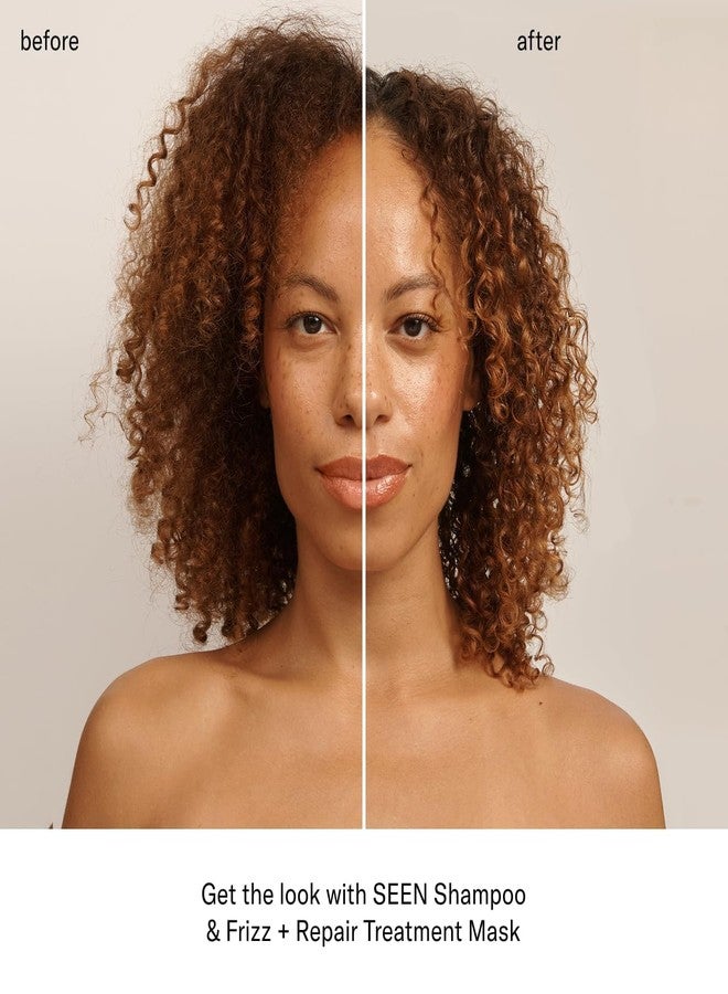 SEEN Frizz + Repair Treatment Mask - Fragrance Free - Fights Frizz, Repairs Damage for Stronger, Smoother, Healthier-Looking Hair - Safe for Sensitive Skin - Image 5