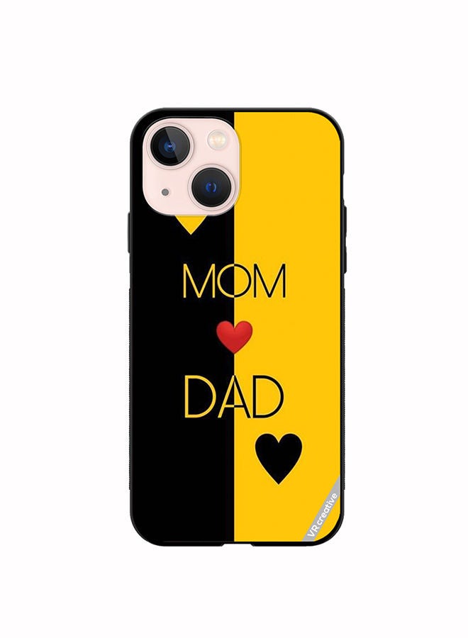 VR CREATIVE Protective Case Cover For Apple iPhone 14 Plus Mom Love Dad Design Multicolour - Image 1