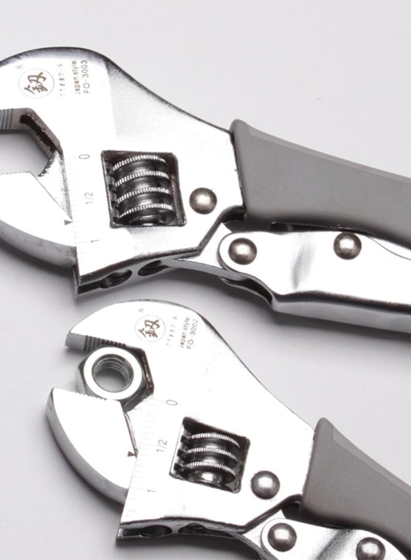 GGOOT Adjustable Wrench Spanner Carbon Steel Mechanical Workshop Hand Repair Tools Car Bicycles Hardware Wrench  - Image 4