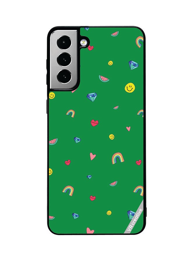 VR CREATIVE Protective Case Cover For Samsung Galaxy S21 FE 5G Multicolor Design - Image 1