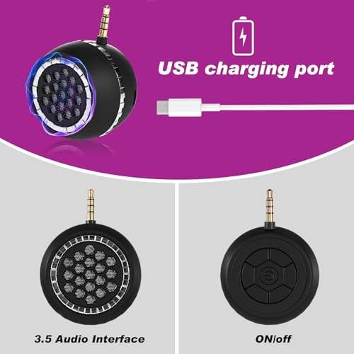 Tellegloww Ghost Hunting Box Speaker, Ghost Hunting Equipment, Portable Speaker with 3.5mm Aux Audio Interface for Home Office Outdoor Paranormal Gift Supplies, Plug and Play for Phone Tablet - Image 3
