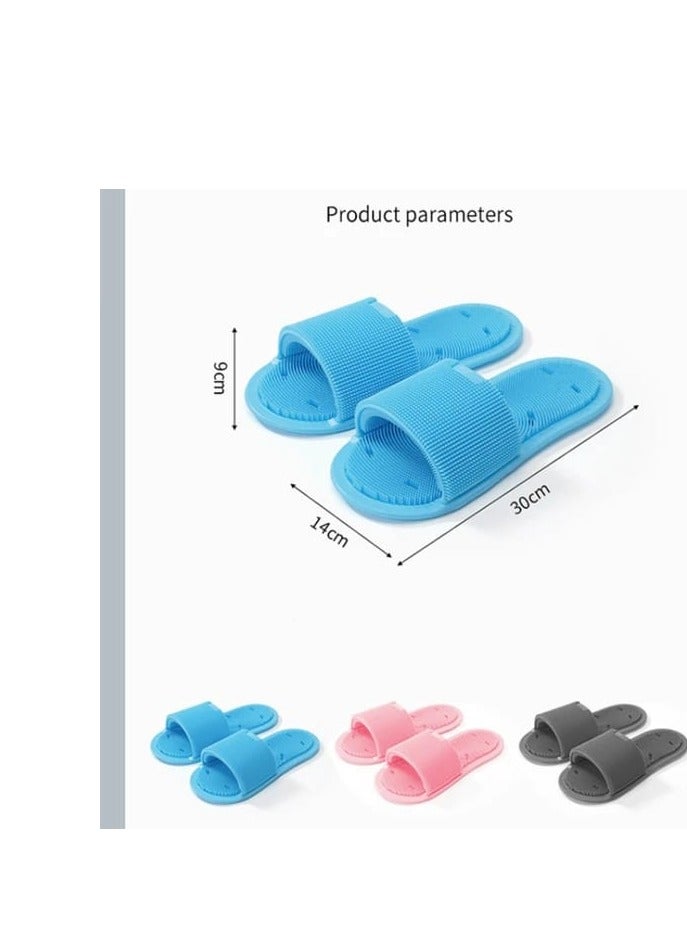 BAIG 2 Pcs Silicone Shower Foot Scrubber Foot Scrubber Foot Cleaner for Shower Silicone Washer Brush Massager Slipper with Non-Slip - Image 4