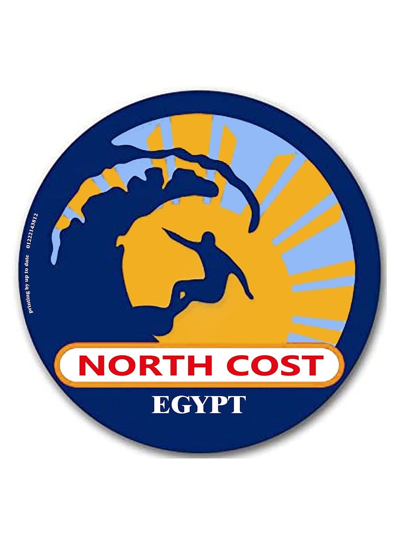 Generic 3 DIFFERENT SHAPE ROUNDED STICKER FOR NORTH COST LOVER SIZE 9 CM HIGH QUALITY PRINTING  - Image 2