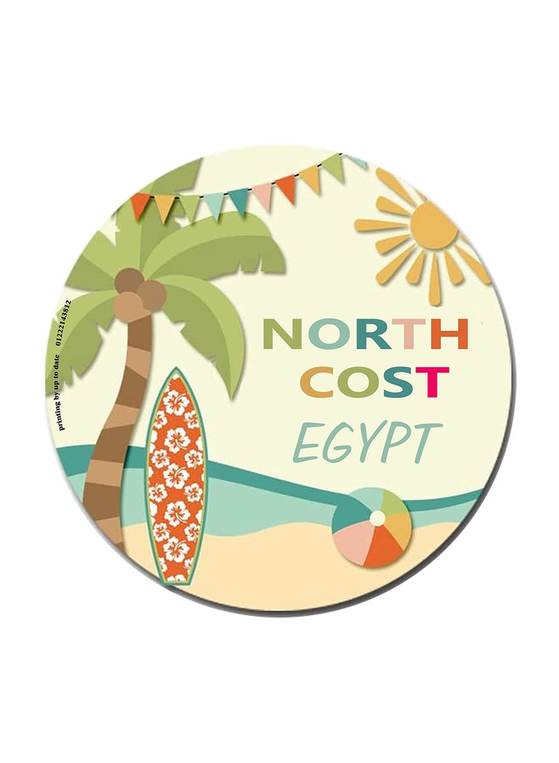 Generic 3 DIFFERENT SHAPE ROUNDED STICKER FOR NORTH COST LOVER SIZE 9 CM HIGH QUALITY PRINTING  - Image 3