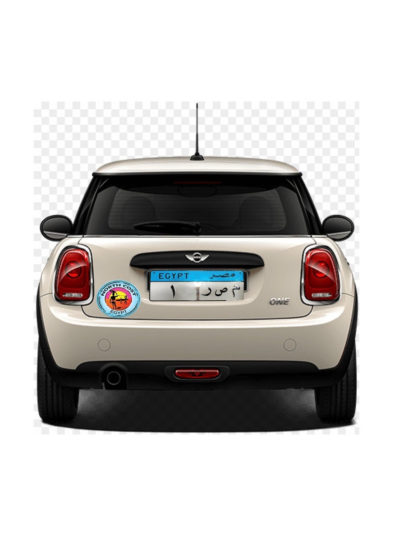 Generic 3 DIFFERENT SHAPE ROUNDED STICKER FOR NORTH COST LOVER SIZE 9 CM HIGH QUALITY PRINTING  - Image 5