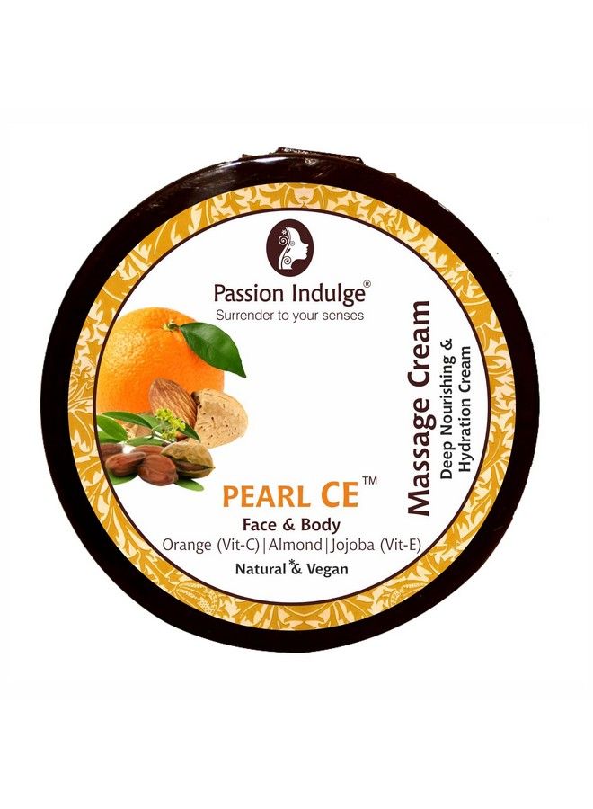 passion indulge Natural Massage Cream Pearl Ce For Face And Body 250Gm - Image 2