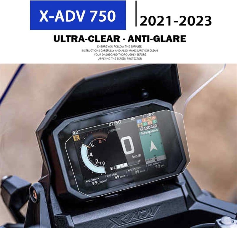 Vuzmode Motorcycle Dashboard Protection Film for XADV-750 - Image 2