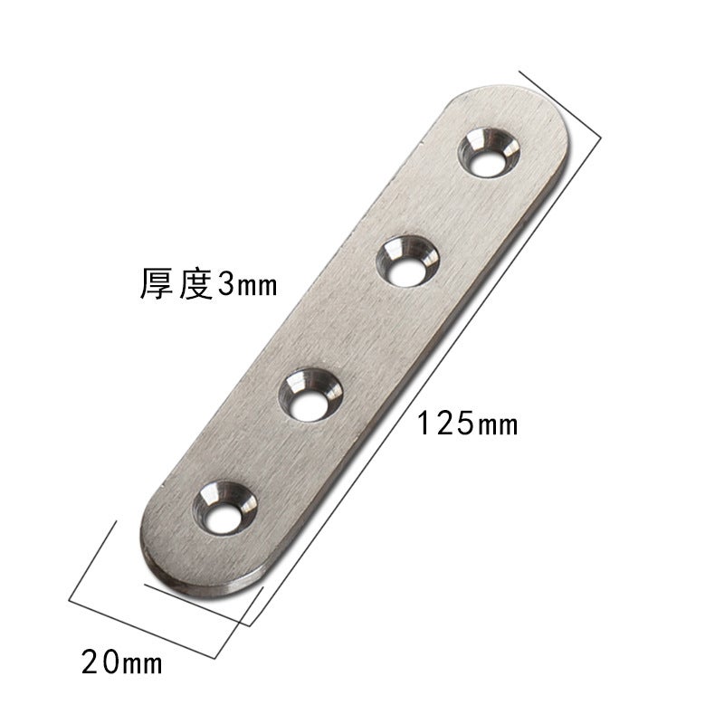 Thickened Stainless Steel Corner Braces Furniture Hardware 125*3.0mm 125*3.0mm