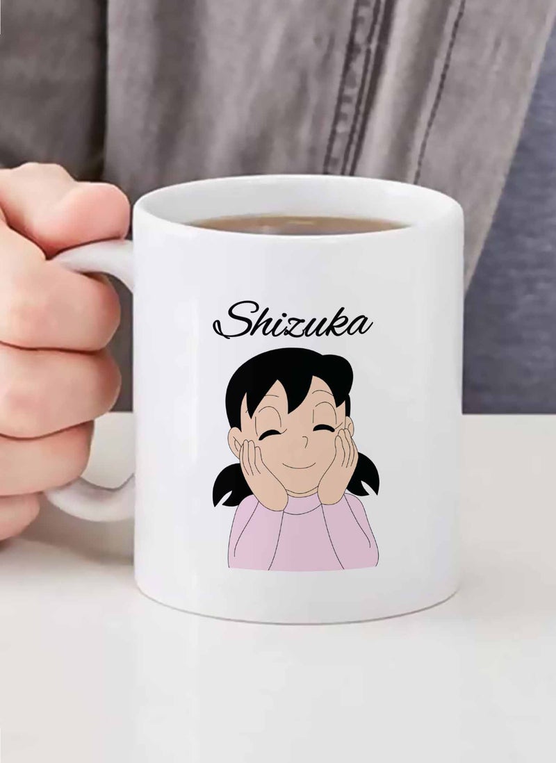 Spoil Your Wall Shizuka Smiling Character from Doraemon Anime Printed Ceramic Coffee Mug 325ml, Perfect Gifting by Spoil Your Wall  - Image 3