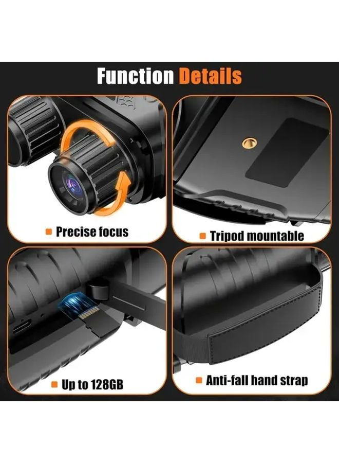 Black INSKAM Digital Infrared Night Vision Binoculars 2 8 Inch Screen USB Battery Dual Power - Image 5