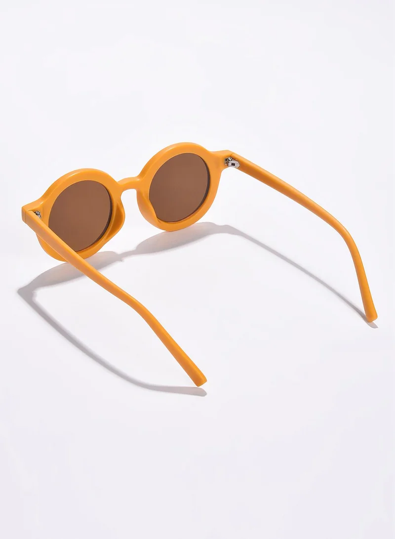 Haute Sauce Orange Lens Orange Oval Sunglasses