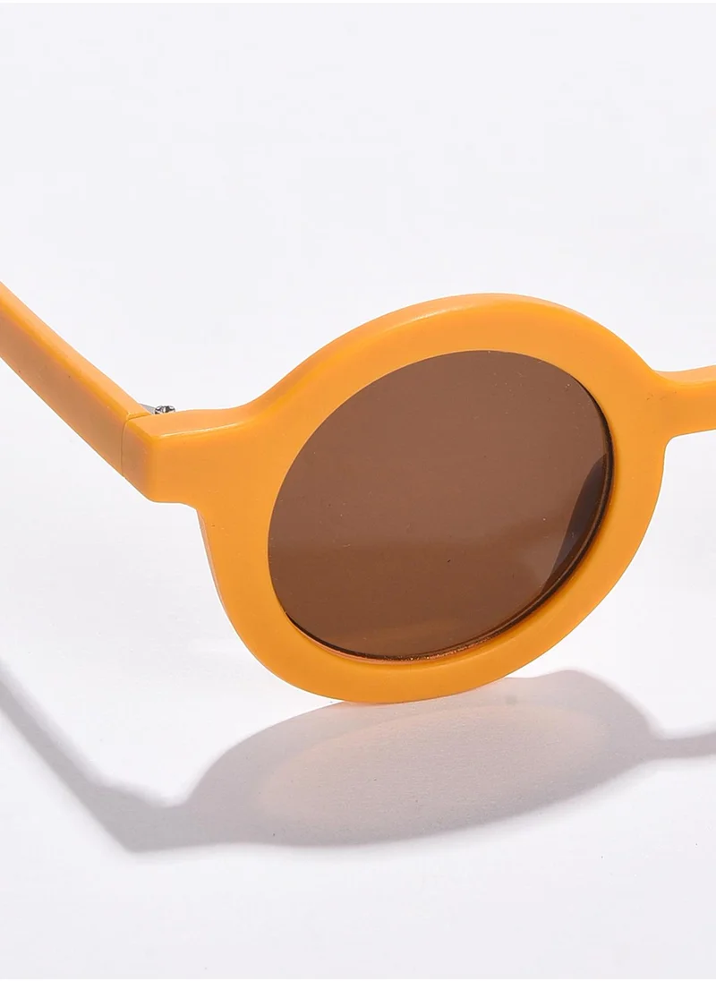 صوص هاوت Orange Lens Orange Oval Sunglasses