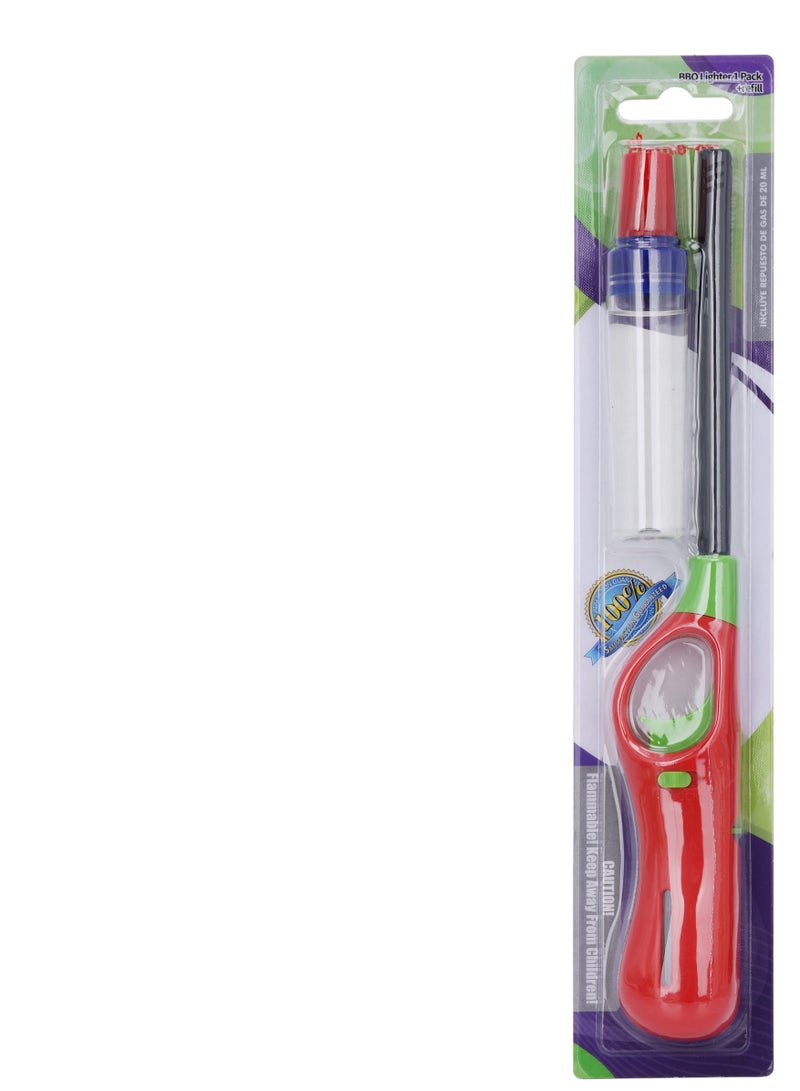 فلايم-أون ولاعة شواء فليم-أون مع عبوة إعادة تعبئة، ألوان متنوعة، عبوة مفردة - Image 2