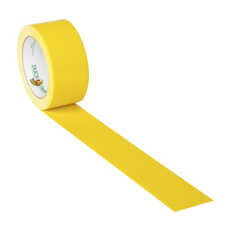 Duck Brand 1304966 Color Duct Tape, Yellow, 1.88 Inches x 20 Yards, 1 Roll - Image 3