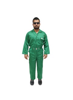TAHA Twill fabric Protective Workwear Coverall | Full-Body Industrial Safety Suit for Industrial and Workplace for Construction, Manufacturing & Hazardous Workplace | Green | Size-M  - Image 4