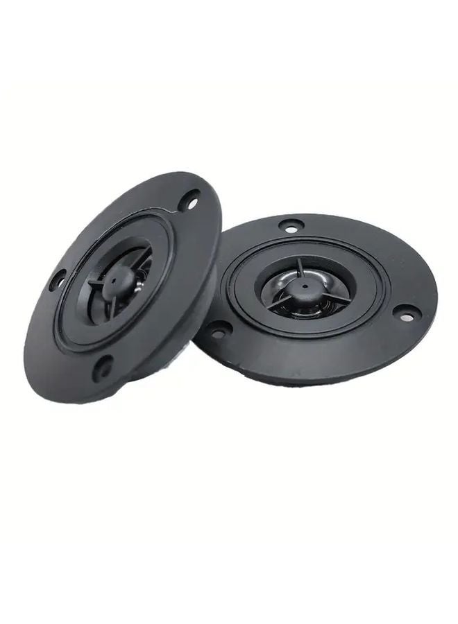 2pcs 3 Inch 4 Ohm 10W Titanium Alloy Tweeter Speaker Assembly High Fidelity Audio - Image 1