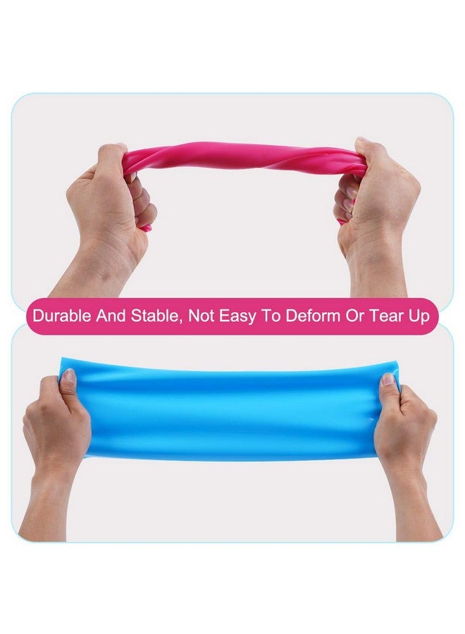 TDHDIKE 3 Pack Silicone Mat Large Silicone Sheets For Crafts Liquid Resin Jewelry Casting Molds Mat Silicone Placemat 15.7” X 11.8” (Blue & Rose Red & Green)  - Image 4