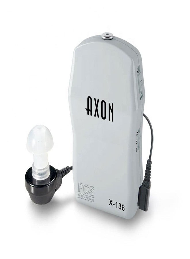 FCS X-136 Pocket Hearing Aid, Hearing Instrument Amplifier with Moderate Hearing Loss for Men & Women (3 Month Seller Warranty) - Image 1