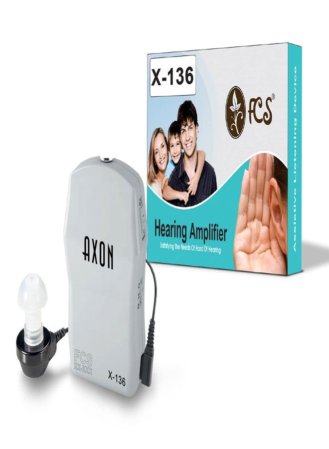 FCS X-136 Pocket Hearing Aid, Hearing Instrument Amplifier with Moderate Hearing Loss for Men & Women (3 Month Seller Warranty) - Image 5