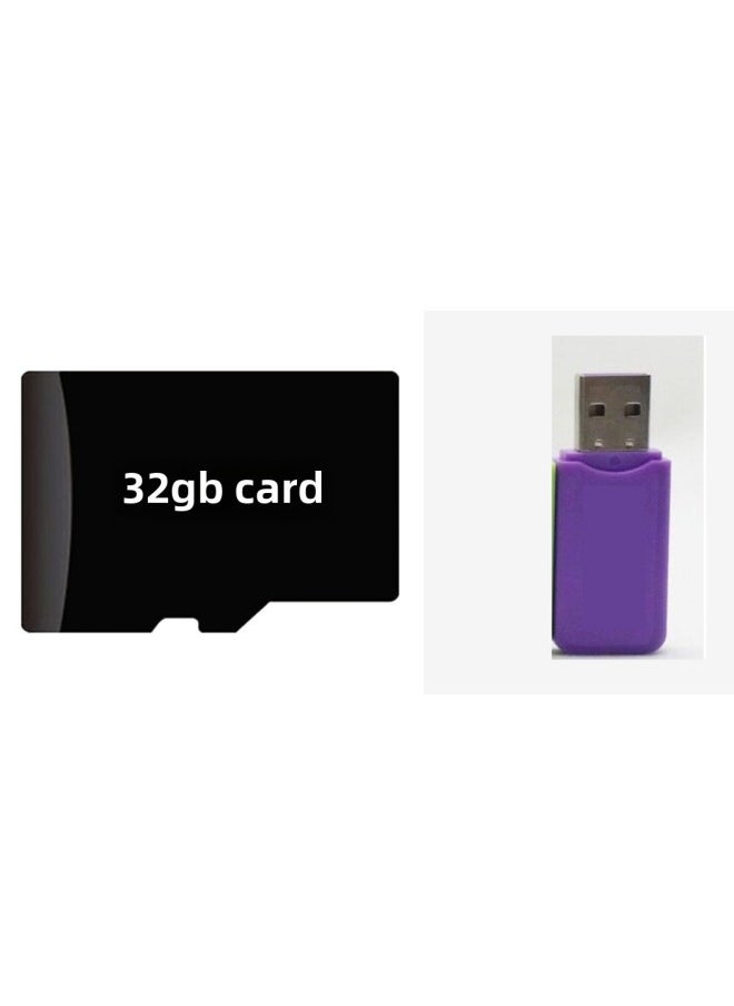 Generic Direct Supply 2.7K Micro Single Digital Camera Digital Camera Beauty Flip Camera Selfie DCR2-Body Color:32GB Card + Card Reader To Transfer Connector  - Image 1