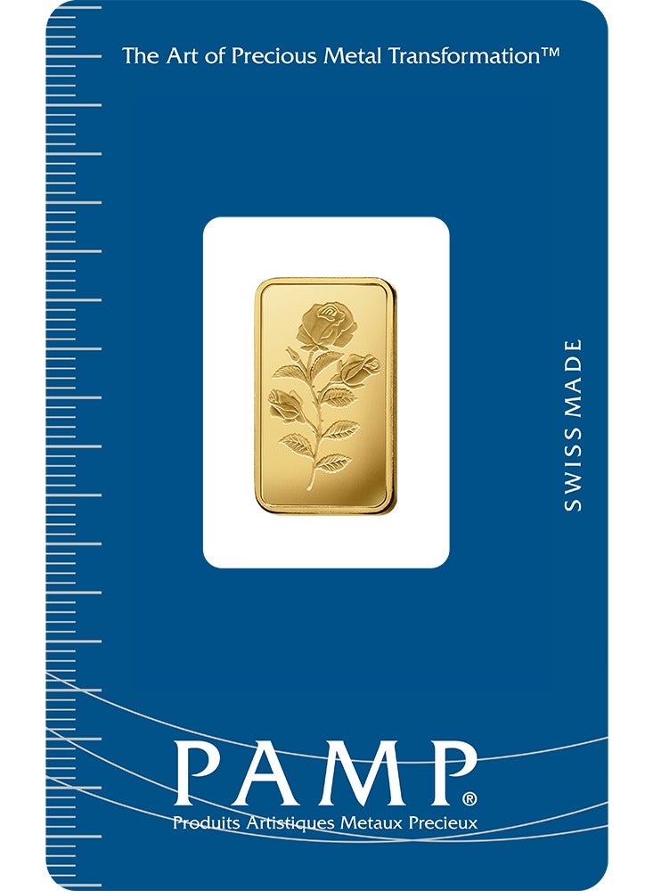 Pamp Suisse Rosa 5 Gram Gold Bar 24KT - Image 1