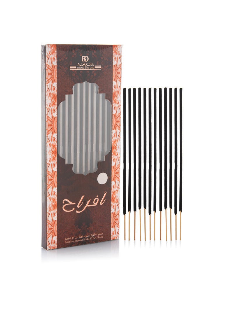 Banafa afrah incinse 12 sticks - Image 1