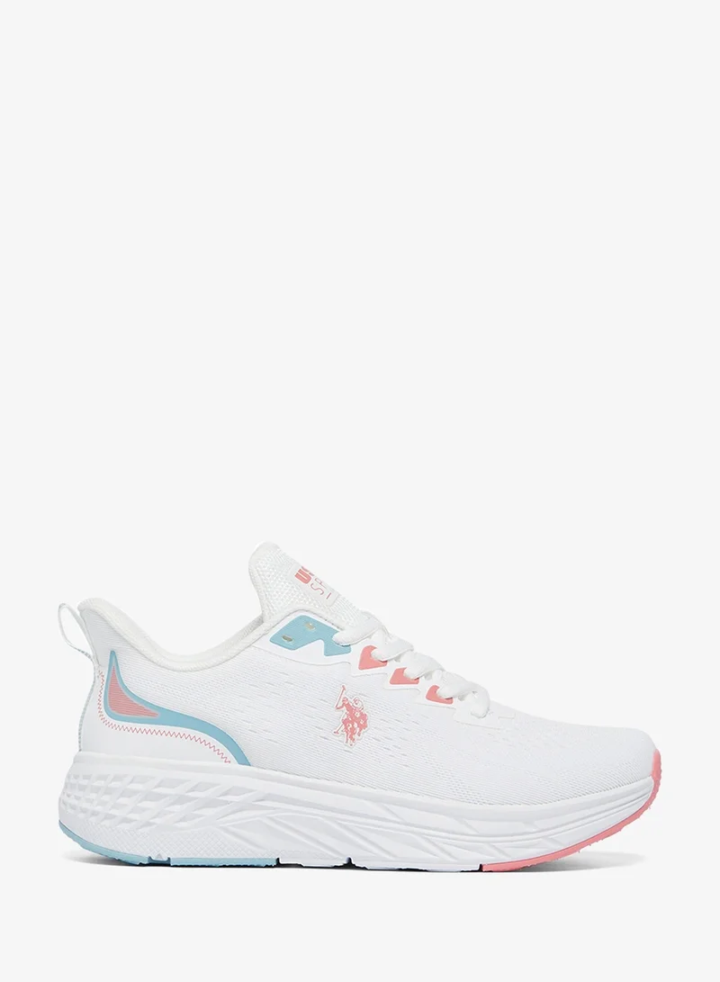 U.S. Polo Assn. White Women's White Low-Top Limited Edition Lightweight Shoes Sneaker - So Stylish and Light, You Can’t Ignore! for Women | Best Price UAE