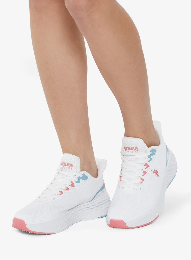 U.S. Polo Assn. White Women's White Low-Top Limited Edition Lightweight Shoes Sneaker - So Stylish and Light, You Can’t Ignore! for Women | Best Price UAE