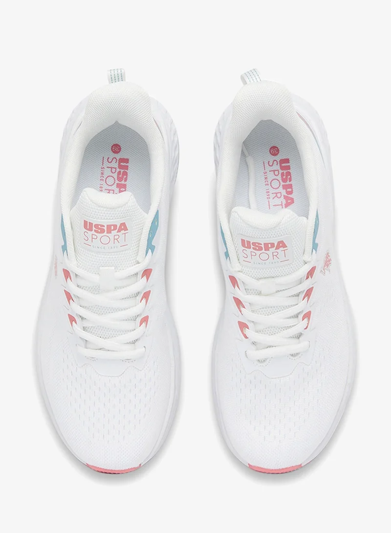 U.S. Polo Assn. White Women's White Low-Top Limited Edition Lightweight Shoes Sneaker - So Stylish and Light, You Can’t Ignore! for Women | Best Price UAE