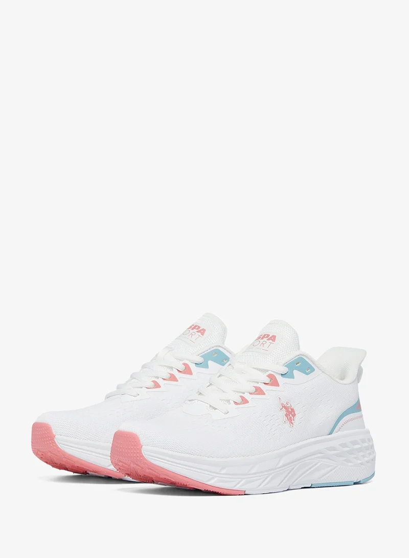 U.S. Polo Assn. White Women's White Low-Top Limited Edition Lightweight Shoes Sneaker - So Stylish and Light, You Can’t Ignore! for Women | Best Price UAE