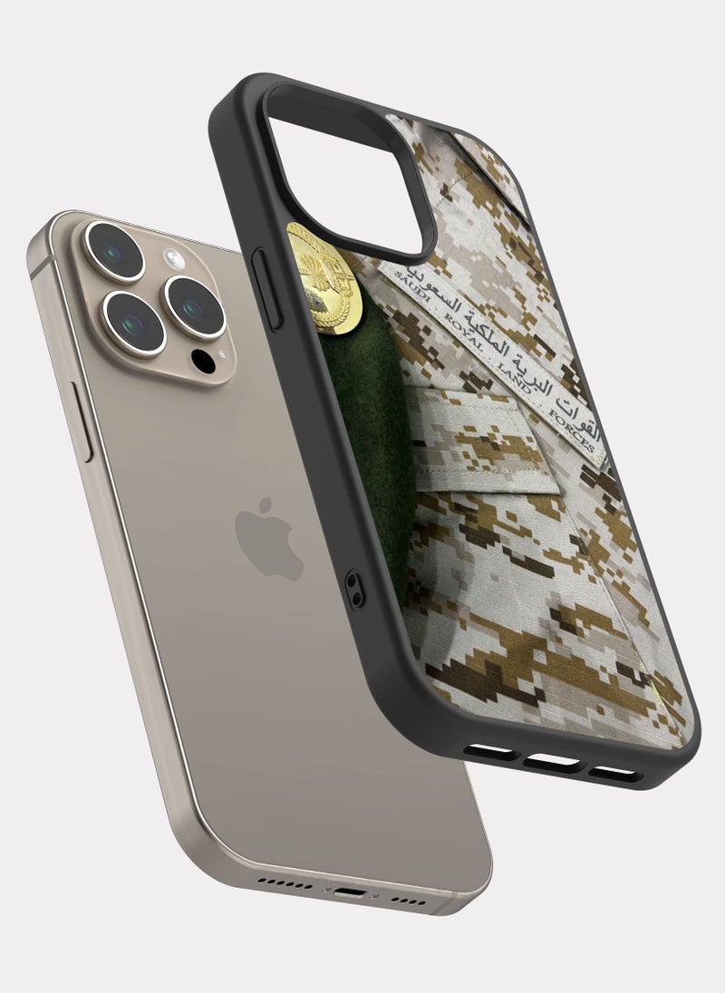 PXLAAT iPhone 15 Pro Max case cover Saudi Land Forces - Image 2