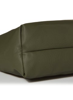 LACOSTE Lacoste bag Women's L12.12 Concept Fashion Versatile Large Capacity Large Size Zipper Handheld Shoulder Bag Tote Bag Large Army Green 45cm * 30cm * 12cm  - Image 5