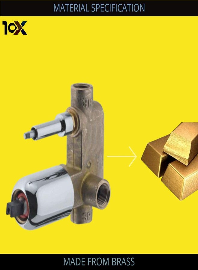 10X Brass Divertor Full Set DV -0231 High Flow for Bathroom - Image 2