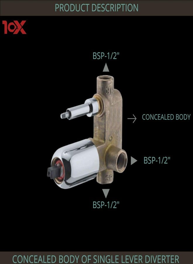 10X Brass Divertor Full Set DV -0231 High Flow for Bathroom - Image 5