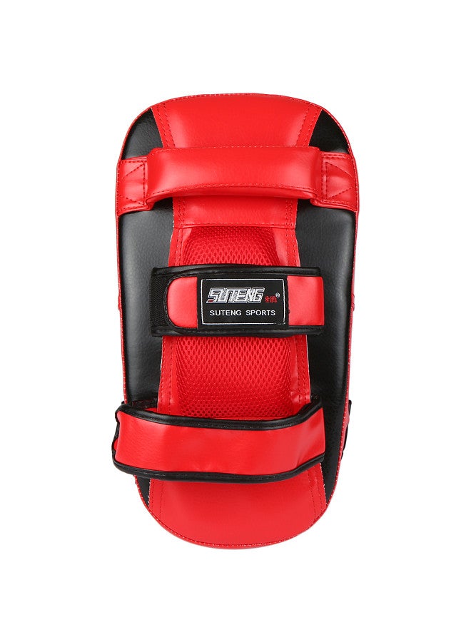 SUTENG Boxing Glove Kick Boxing Muay Thai Punching Pad Curved Strike Shield Boxing Training Mitt Punching Pad Outdoor Sports Mitten Boxing Practice Equipment Boxing Pad Arm Pad  - Image 5