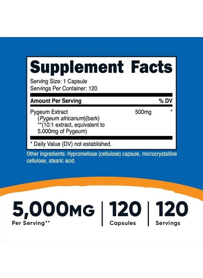 Nutricost بيجيوم 5000 ملغ، 120 كبسولة - Image 4