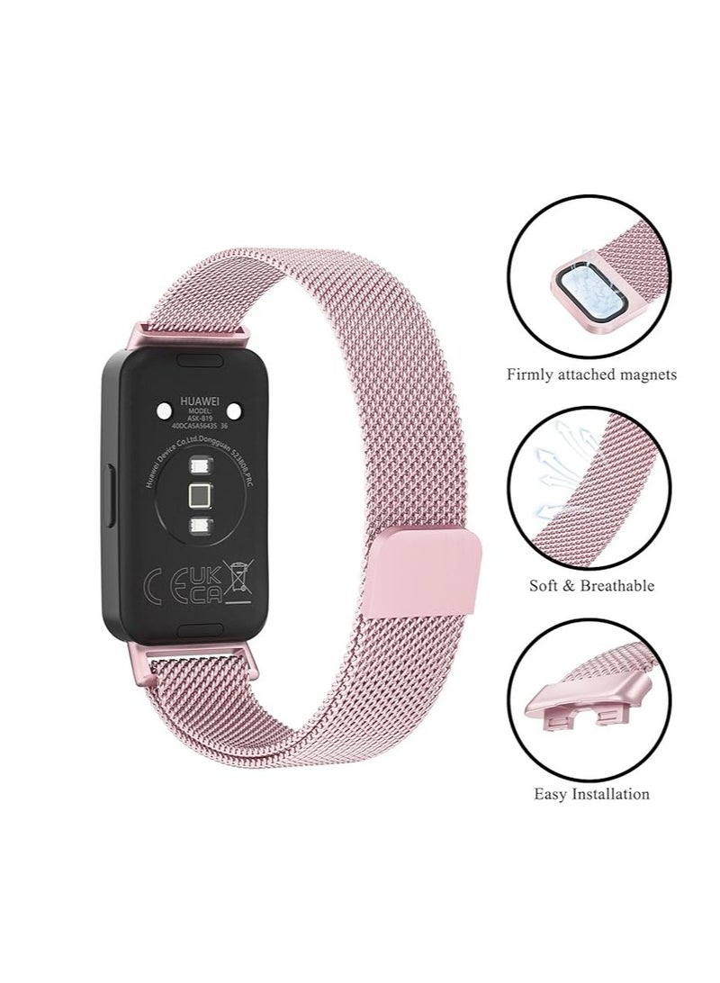 Strap For Honor Band 10 / Huawei Band 10 Smart Stainless Steel Wristband Bracelet For Huawei Band 10 Replacement Wristband Bracelet. - Image 2